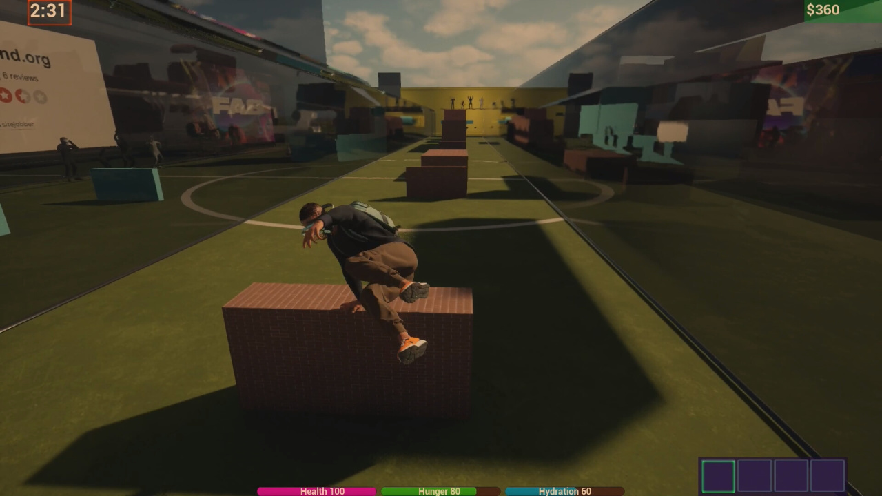 跑步-冲刺-跑酷！[Run-Sprint-Parkour!] 游戏截图3
