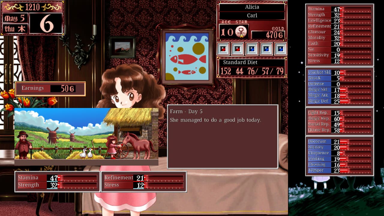 公主美工2重生[Princess Maker 2 Regeneration] 游戏截图4