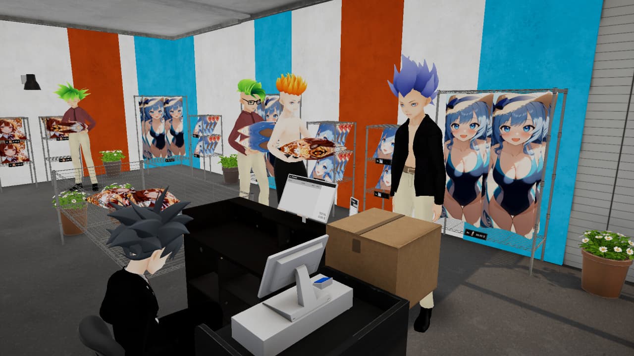 商店模拟器：Waifu Pillows[Shop Simulator: Waifu Pillows] 游戏截图2