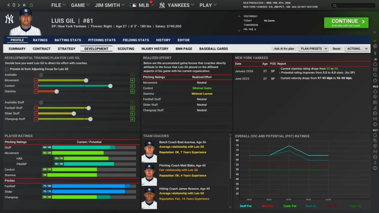 户外棒球 26[Out of the Park Baseball 26] 游戏截图4