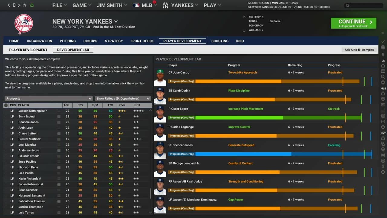 户外棒球 26[Out of the Park Baseball 26] 游戏截图2