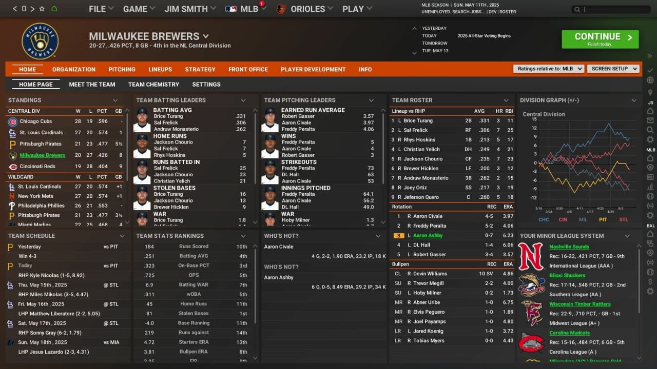 户外棒球 26[Out of the Park Baseball 26] 游戏截图13