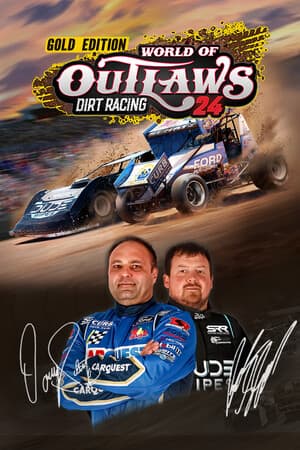 亡命之徒世界：泥土赛车 24 黄金版[World of Outlaws: Dirt Racing 24 Gold Edition] 游戏封面