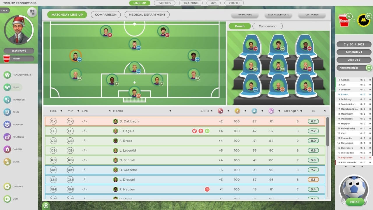 目标！俱乐部经理[GOAL! The Club Manager] 游戏截图3