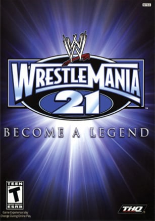 WWE 摔角狂热 21[WWE WrestleMania 21] 游戏封面