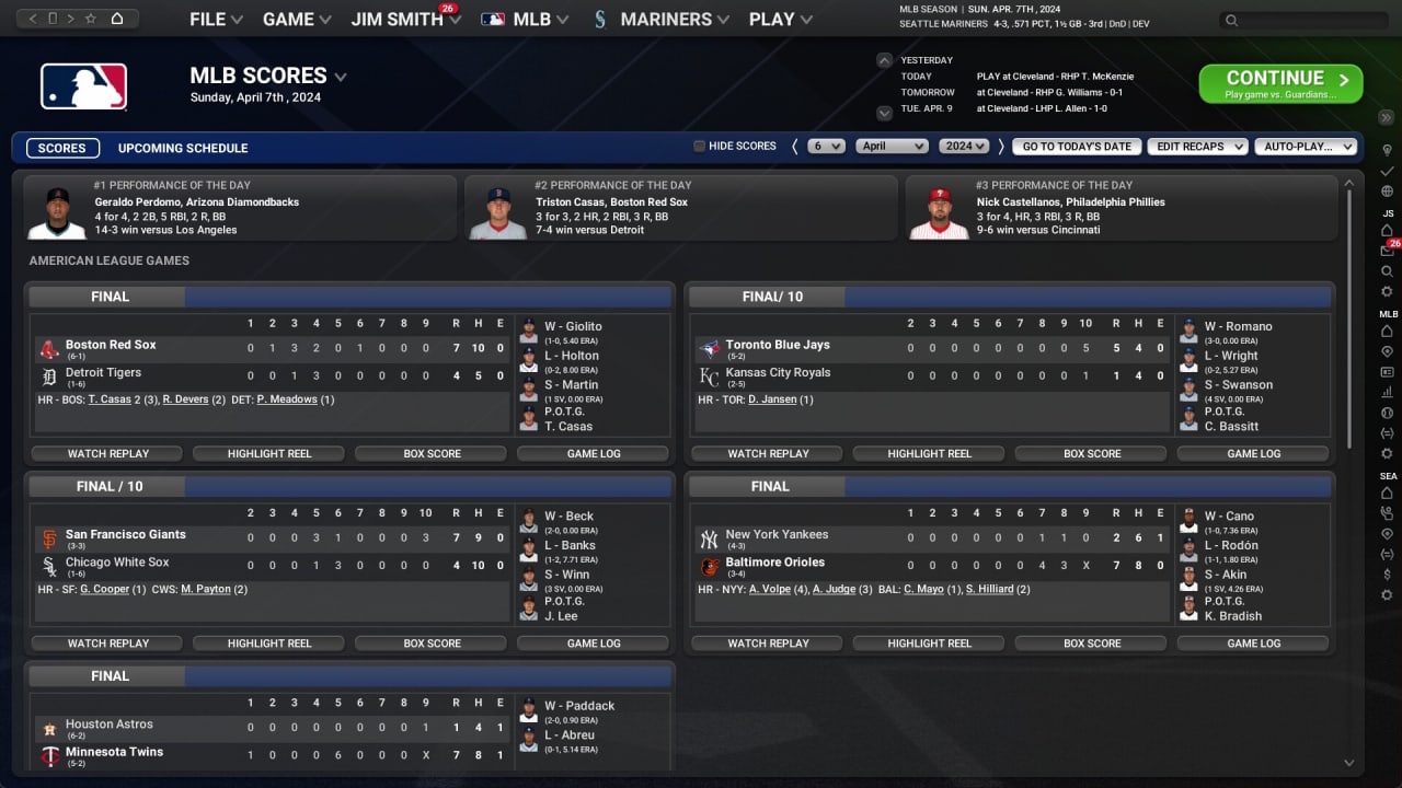 户外棒球 25[Out of the Park Baseball 25] 游戏截图8