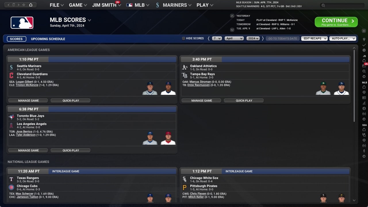 户外棒球 25[Out of the Park Baseball 25] 游戏截图9