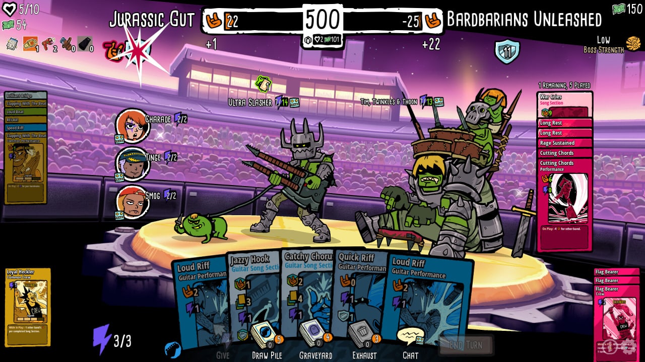 Battle Bands：摇滚牌组构建者[Battle Bands: Rock and Roll Deckbuilder] 游戏截图4