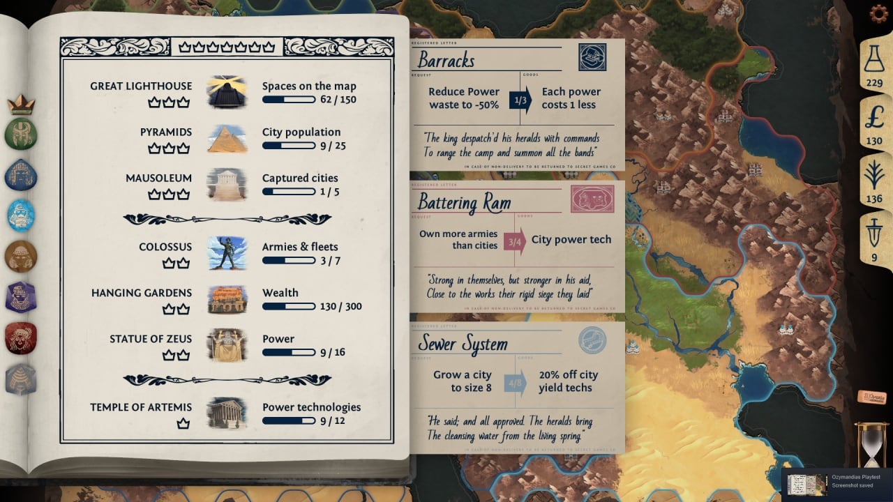 奥兹曼迪亚斯：青铜时代帝国模拟[Ozymandias: Bronze Age Empire Sim] 游戏截图3