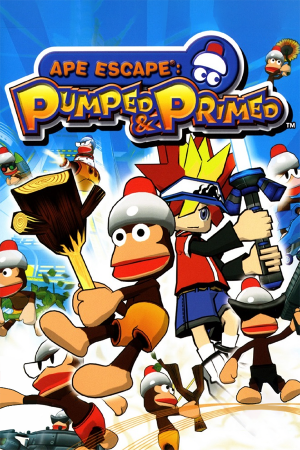猿逃亡：泵和启动[Ape Escape: Pumped and Primed] 游戏封面