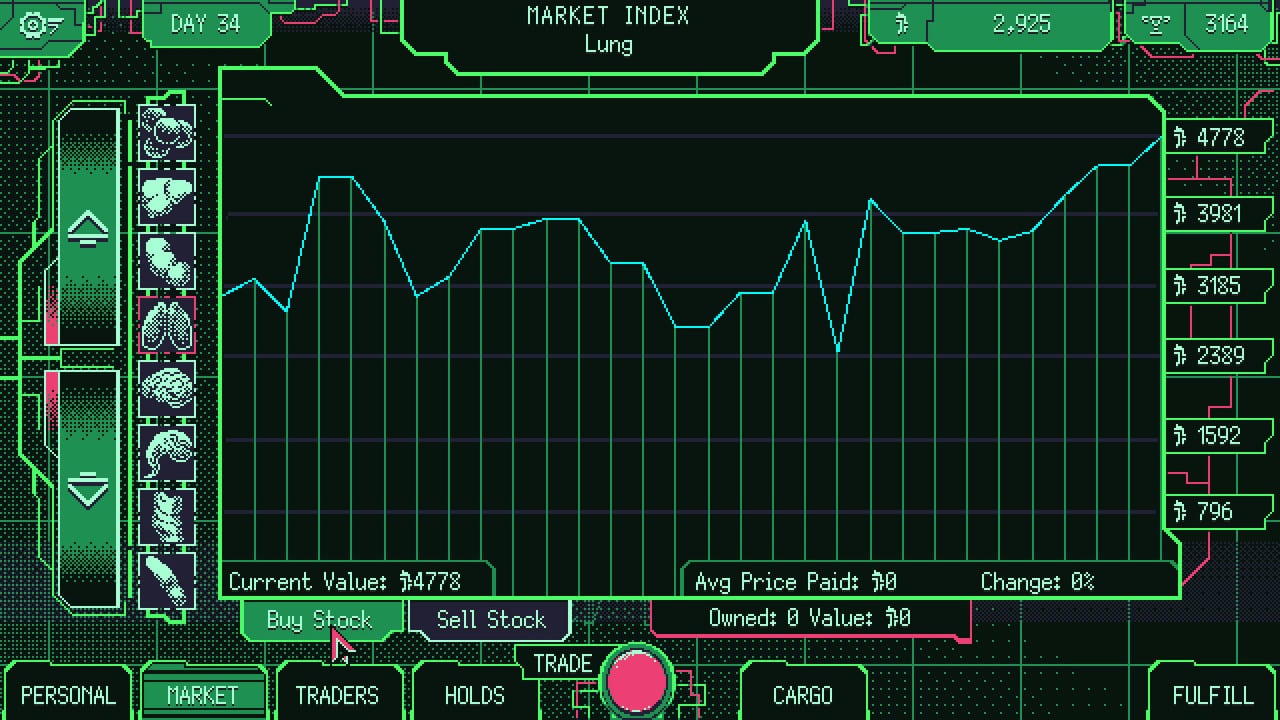 太空军阀器官交易模拟器[Space Warlord Organ Trading Simulator] 游戏截图4