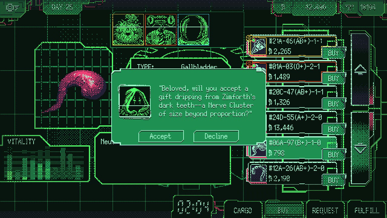 太空军阀器官交易模拟器[Space Warlord Organ Trading Simulator] 游戏截图8