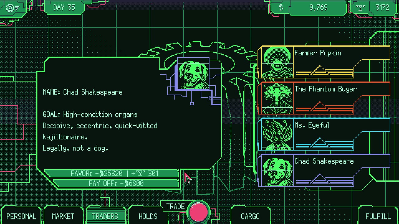太空军阀器官交易模拟器[Space Warlord Organ Trading Simulator] 游戏截图6