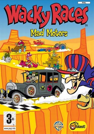 古怪的比赛：疯狂汽车[Wacky Races: Mad Motors] 游戏封面