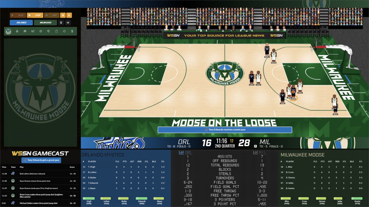 选秀日运动：职业篮球 2024[Draft Day Sports: Pro Basketball 2024] 游戏截图2