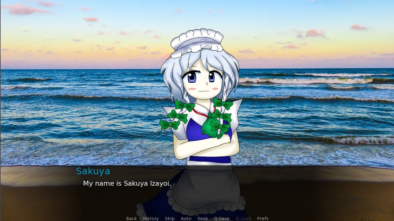 十六夜咲也为您提供建议和帮助[Sakuya Izayoi Gives You Advice And Dabs] 游戏截图2