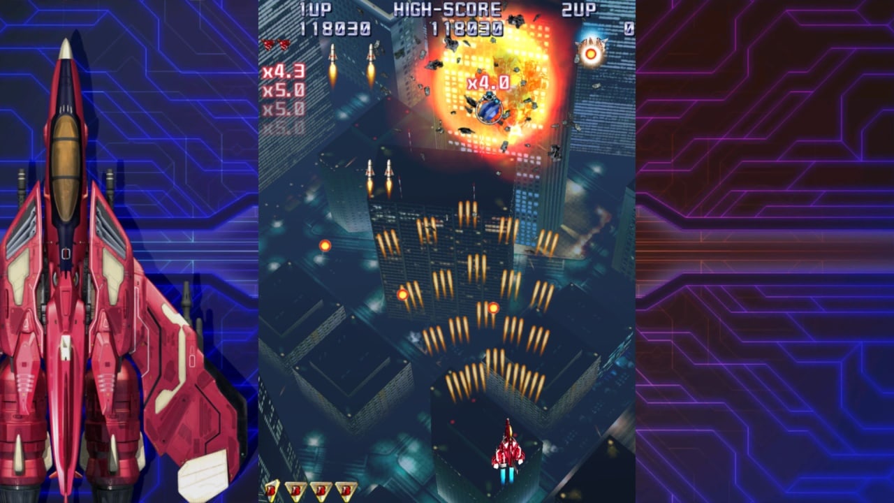 雷电 IV x MIKADO 混音[Raiden IV x MIKADO remix] 游戏截图4