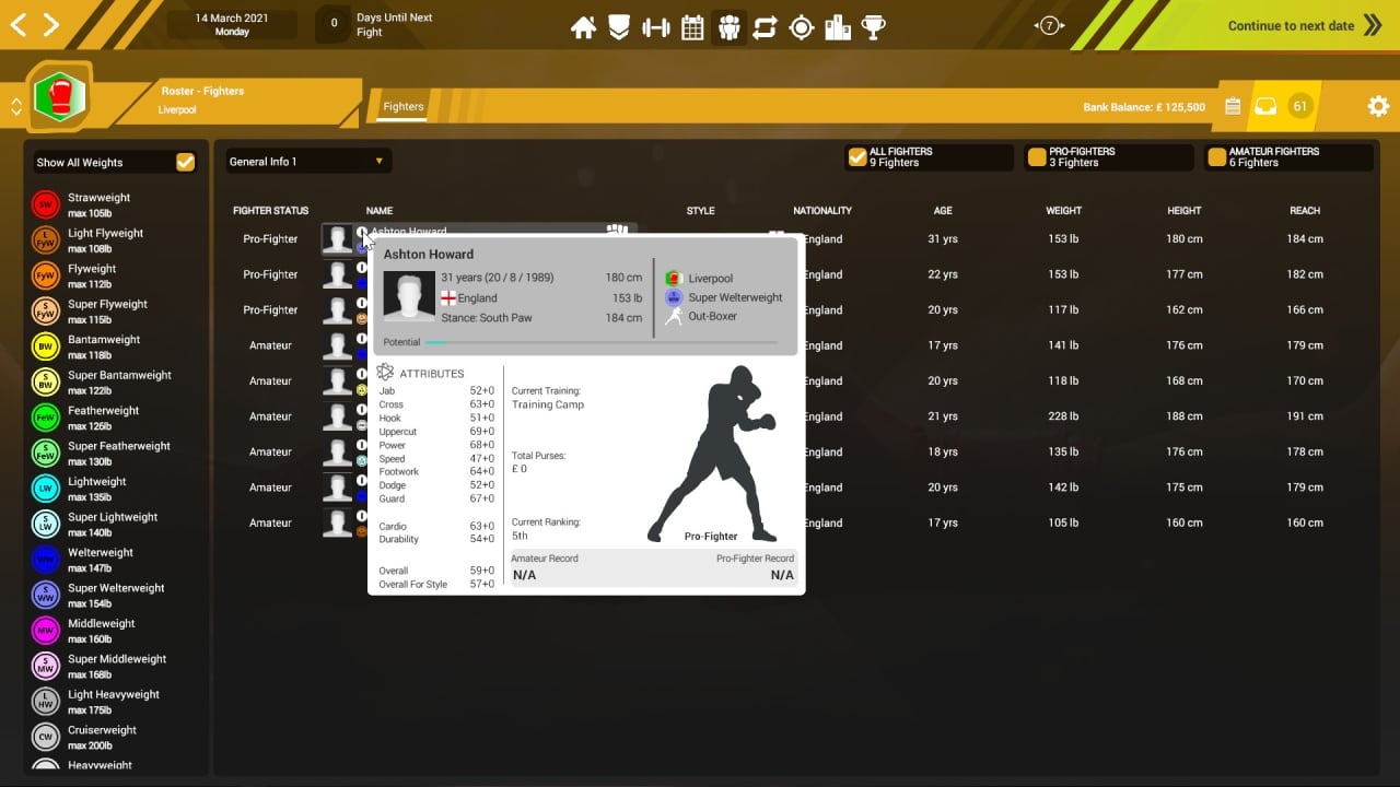 拳击俱乐部经理[Boxing Club Manager] 游戏截图4