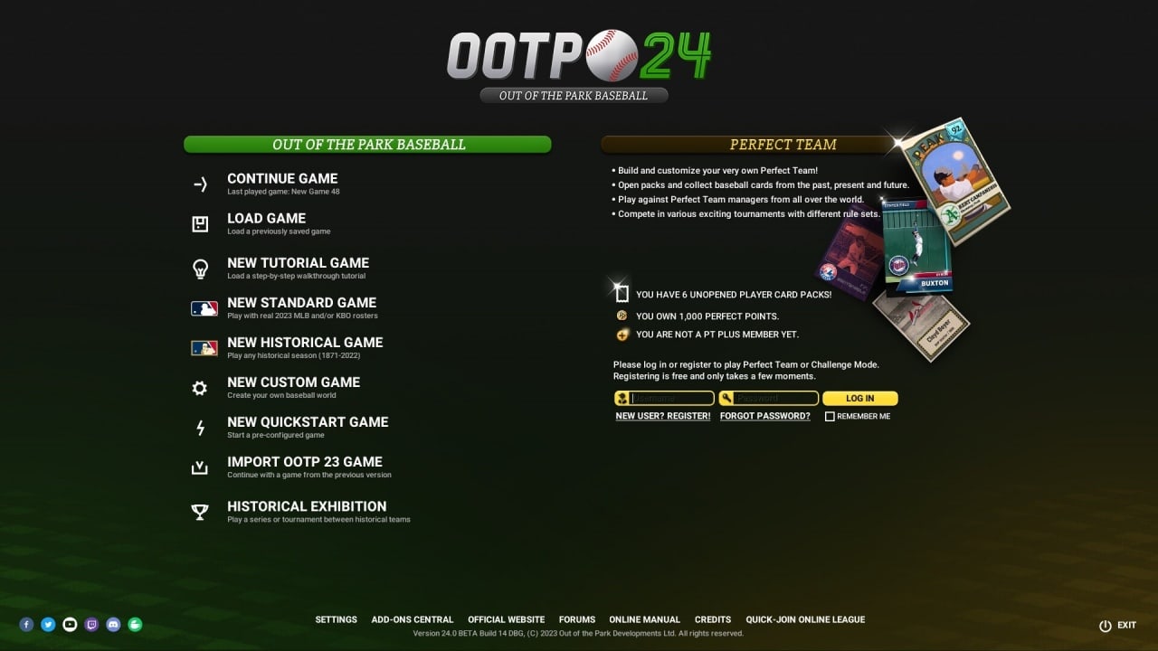 户外棒球 24[Out of the Park Baseball 24] 游戏截图2