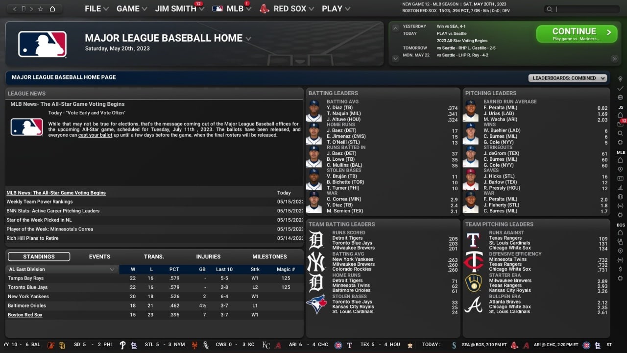 户外棒球 24[Out of the Park Baseball 24] 游戏截图8