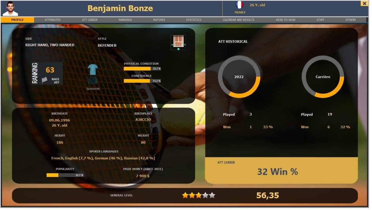 绝对网球经理[Absolute Tennis Manager] 游戏截图3
