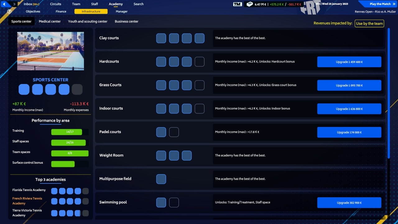 网球经理 2023[Tennis Manager 2023] 游戏截图4