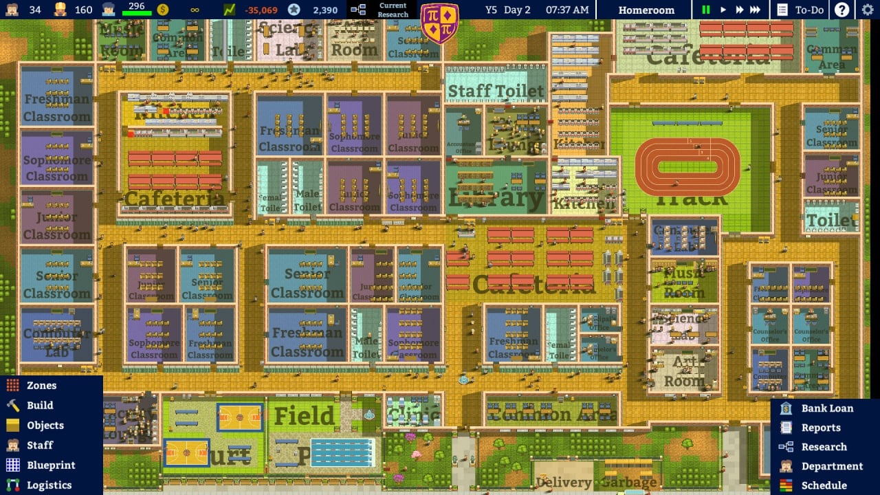 学术界：学校模拟器[Academia: School Simulator] 游戏截图2