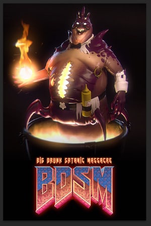 BDSM：醉酒撒旦大屠杀[BDSM: Big Drunk Satanic Massacre] 游戏封面