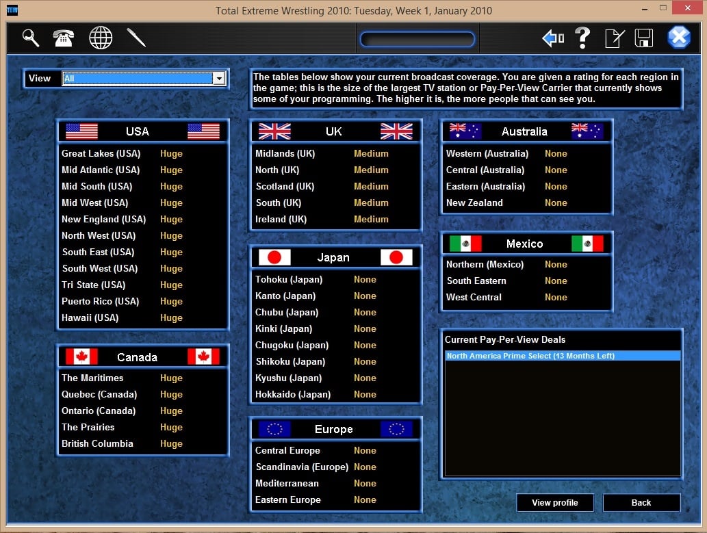 极限摔跤 2010[Total Extreme Wrestling 2010] 游戏截图13