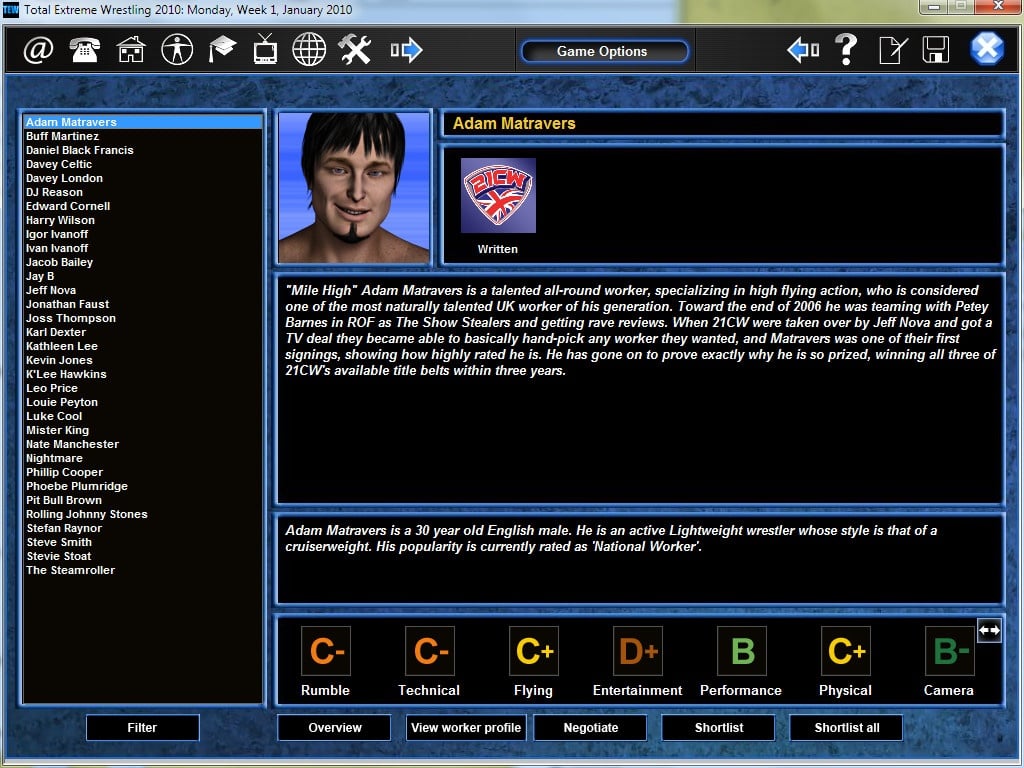 极限摔跤 2010[Total Extreme Wrestling 2010] 游戏截图4