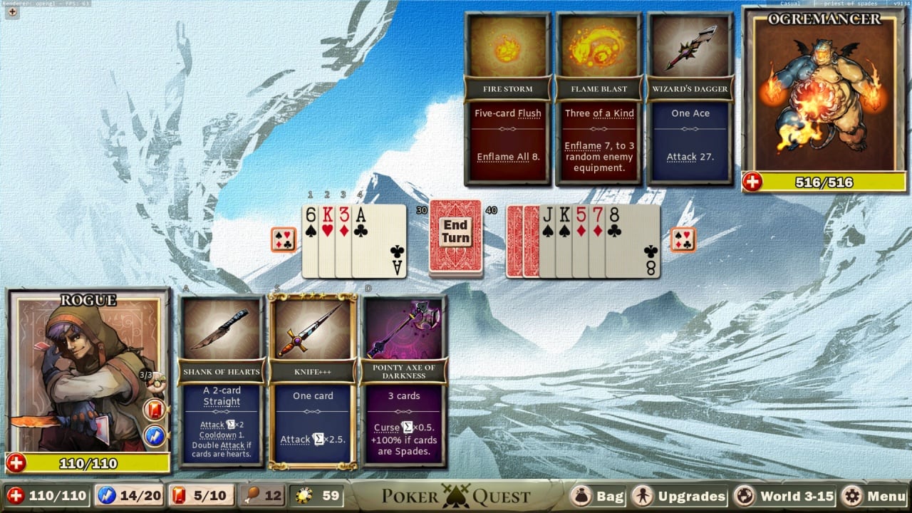 扑克探索：剑与黑桃[Poker Quest: Swords and Spades] 游戏截图5