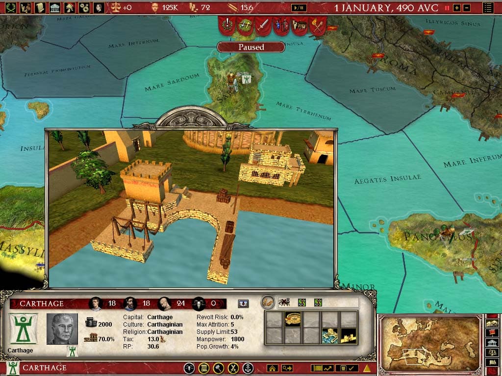 欧陆风云：罗马 - 黄金版[Europa Universalis: Rome - Gold Edition] 游戏截图4
