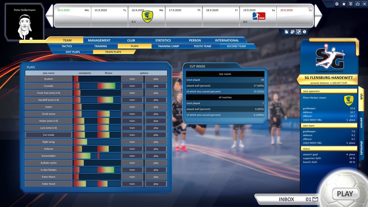 手球经理 2021[Handball Manager 2021] 游戏截图8