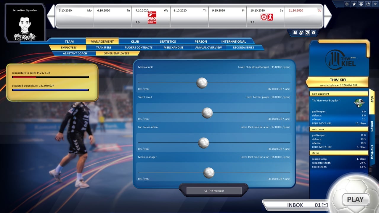 手球经理 2021[Handball Manager 2021] 游戏截图10
