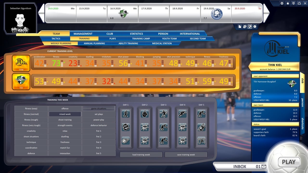 手球经理 2021[Handball Manager 2021] 游戏截图2