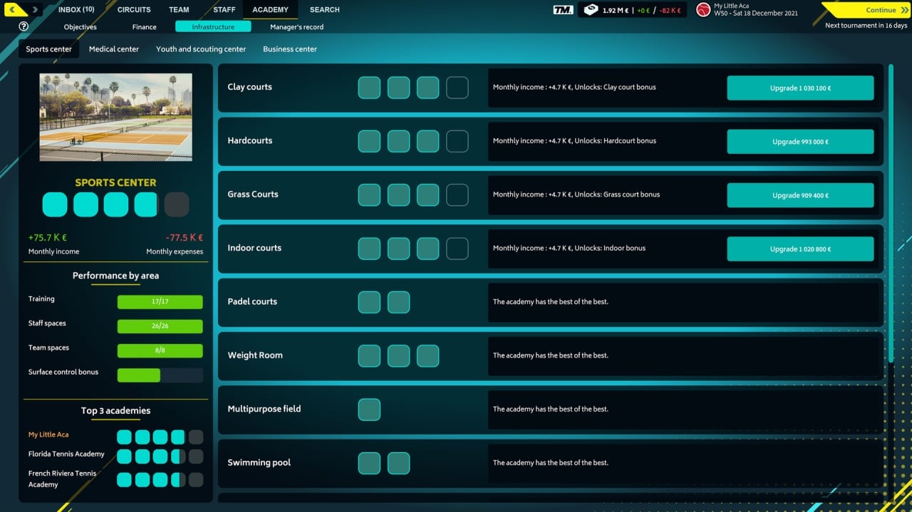 网球经理 2022[Tennis Manager 2022] 游戏截图10