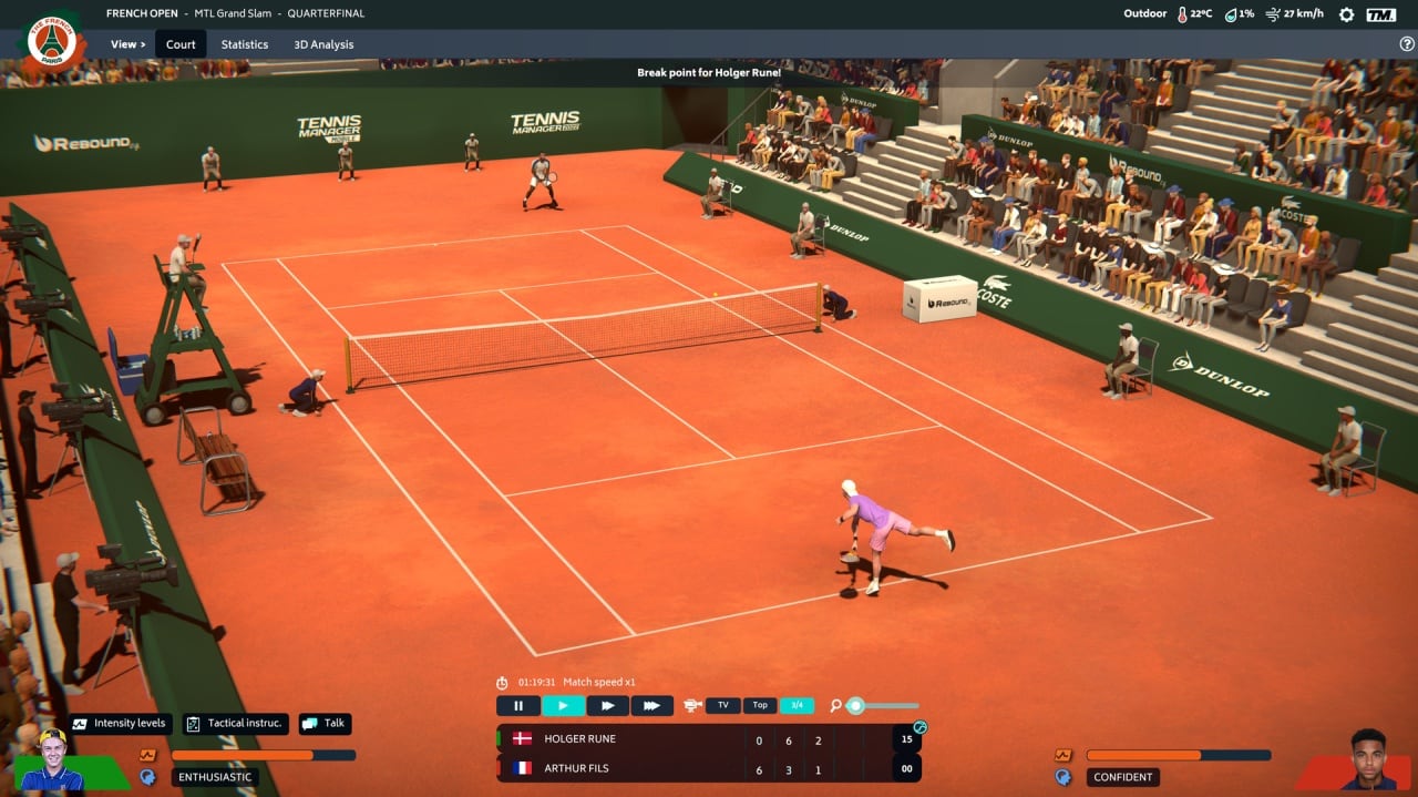 网球经理 2022[Tennis Manager 2022] 游戏截图3