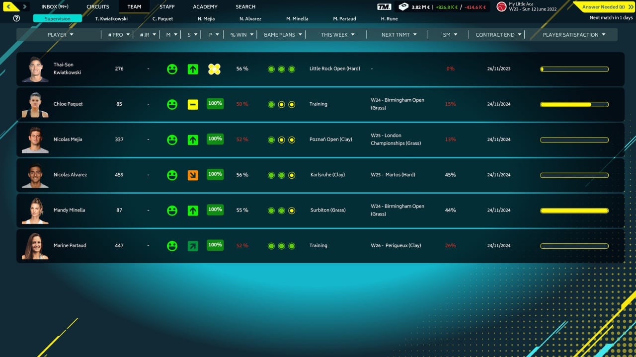 网球经理 2022[Tennis Manager 2022] 游戏截图9