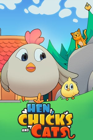 母鸡、小鸡和猫[HEN, CHICKS AND CATS] 游戏封面