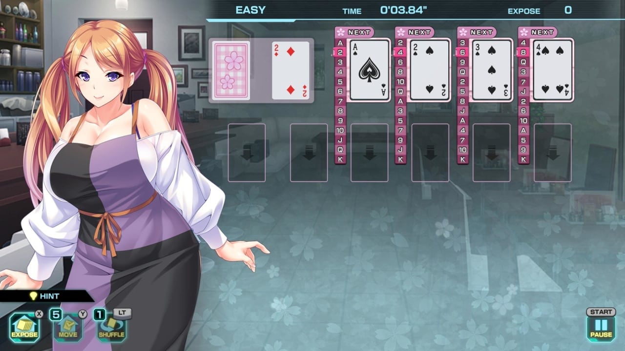 漂亮女孩四王纸牌[Pretty Girls Four Kings Solitaire] 游戏截图2