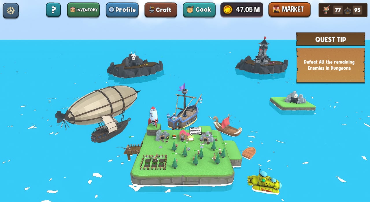岛屿放置角色扮演游戏[Island Idle RPG] 游戏截图2