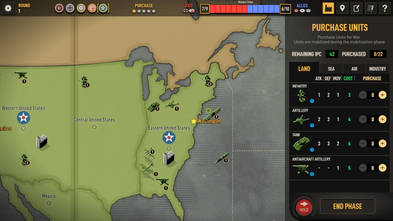 轴心国与同盟国 1942 在线[Axis and Allies 1942 Online] 游戏截图10