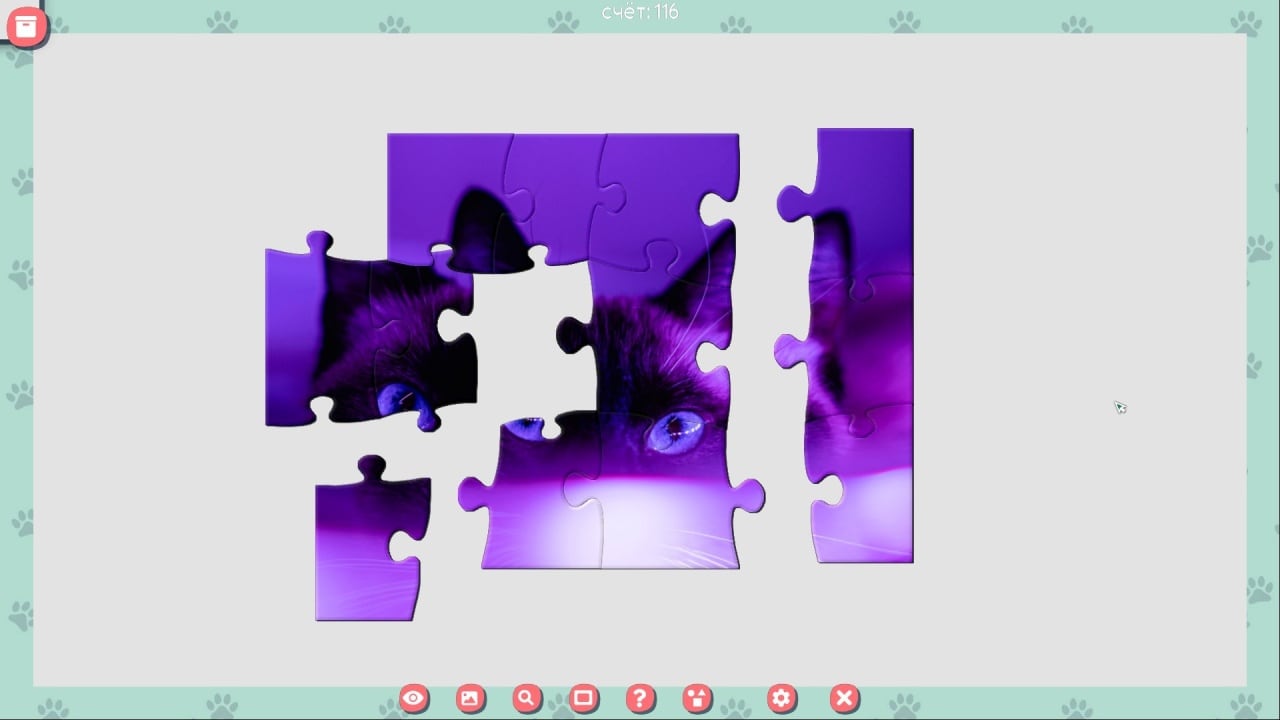 1001 拼图。可爱的猫2[1001 Jigsaw. Cute Cats 2] 游戏截图3