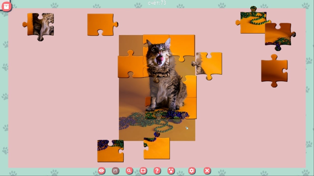 1001 拼图。可爱的猫2[1001 Jigsaw. Cute Cats 2] 游戏截图5