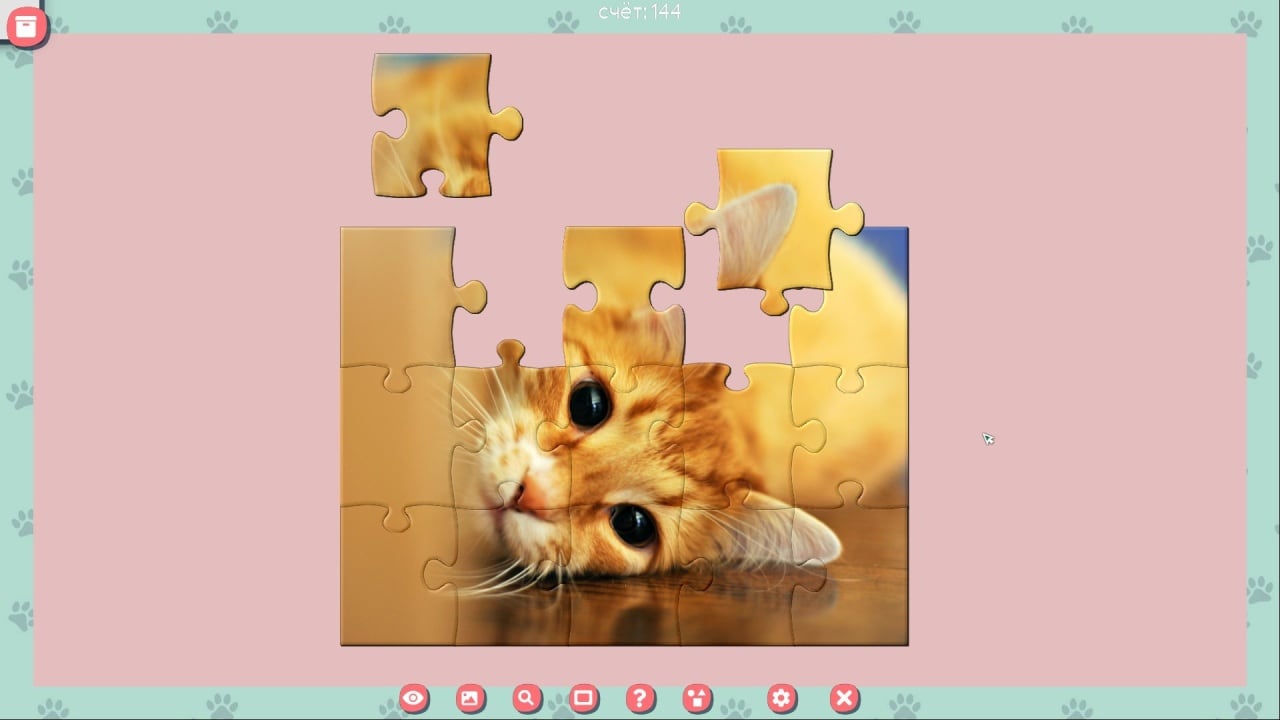 1001 拼图。可爱的猫2[1001 Jigsaw. Cute Cats 2] 游戏截图2