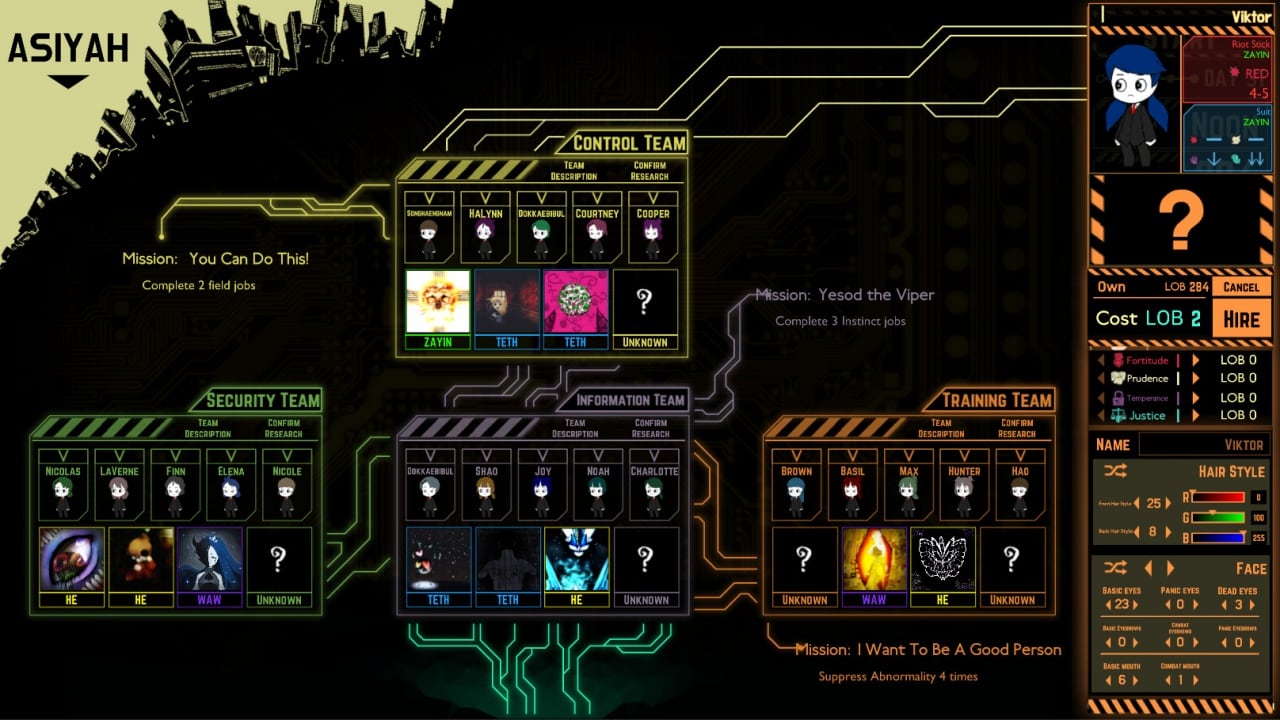 脑白质切除术公司 |怪物管理模拟[Lobotomy Corporation | Monster Management Simulation] 游戏截图2