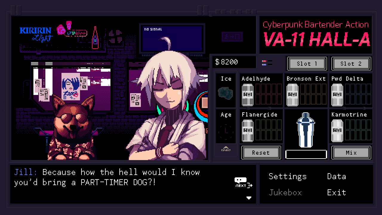 VA-11 Hall-A：赛博朋克调酒师动作[VA-11 Hall-A: Cyberpunk Bartender Action] 游戏截图3