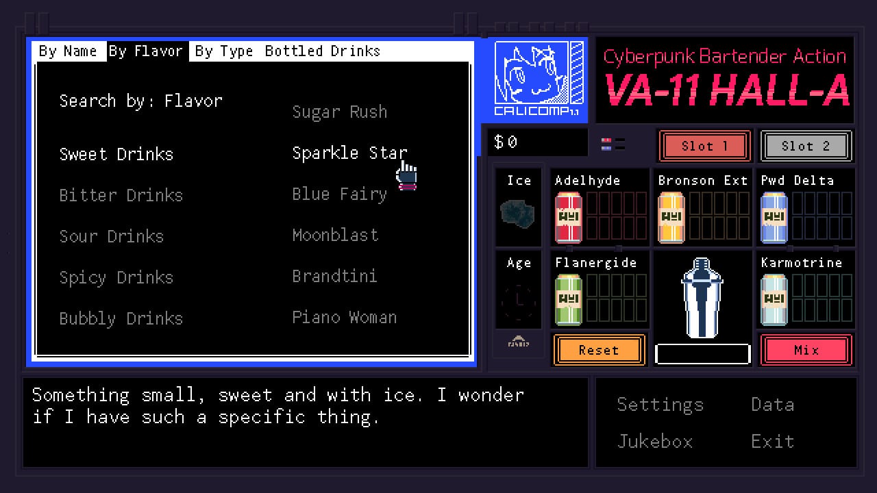 VA-11 Hall-A：赛博朋克调酒师动作[VA-11 Hall-A: Cyberpunk Bartender Action] 游戏截图5