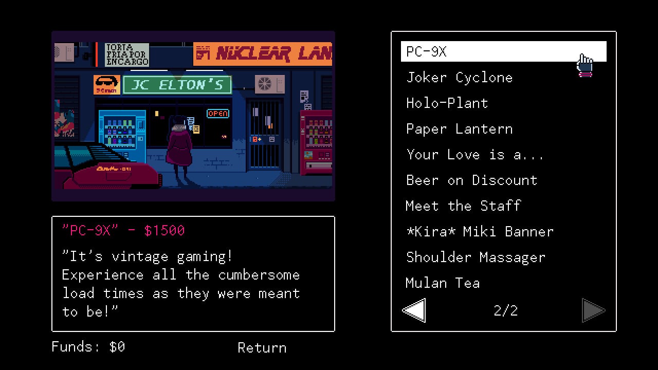 VA-11 Hall-A：赛博朋克调酒师动作[VA-11 Hall-A: Cyberpunk Bartender Action] 游戏截图9