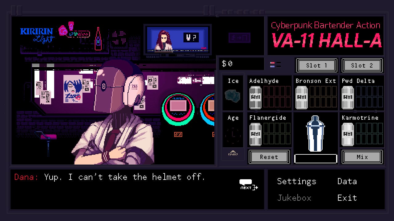 VA-11 Hall-A：赛博朋克调酒师动作[VA-11 Hall-A: Cyberpunk Bartender Action] 游戏截图6
